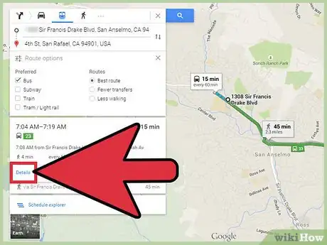 Image titled Get Bus Directions on Google Maps Step 7