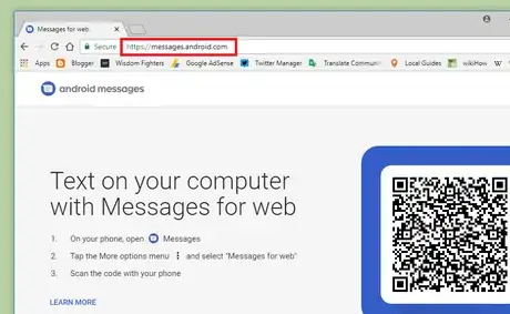 Image titled Android Messages on the Web URL.png