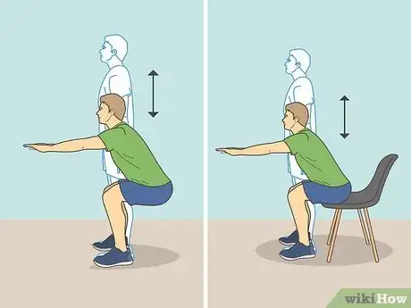 Image titled Do Free Squats Step 11