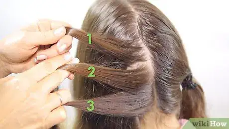 Image titled Make a Crown Braid Step 2