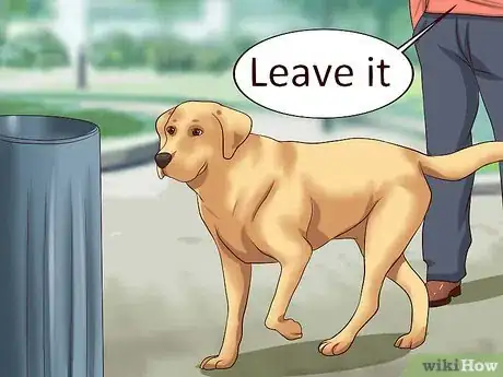 Image titled Teach Your Dog Not to Get Into Garbage Cans Step 8