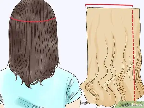 Image titled Make Hair Extensions Step 2