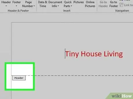 Image titled Add a Header in Microsoft Word Step 12