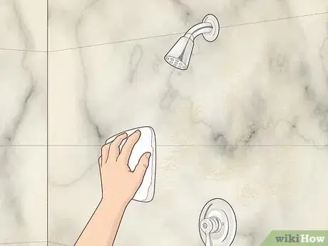 Image titled Clean a Marble Shower Step 12