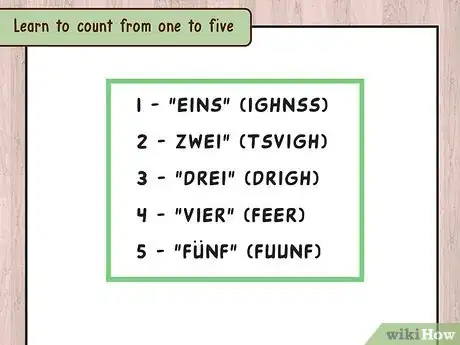 Image titled Count to 20 in German Step 1