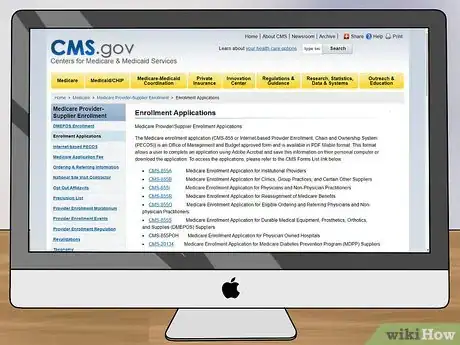 Image titled Obtain a CMS Certification Number Step 1