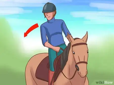 Image titled Teach a Horse to Neck Rein Step 6