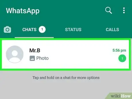 Image titled Save Photos from WhatsApp to Android Gallery Step 1