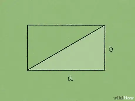 Image titled Find the Area of a Rectangle Using the Diagonal Step 2