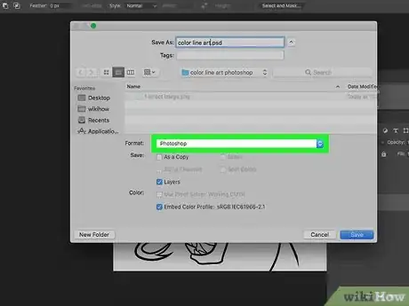 Image titled Color Line Art in Photoshop Step 11