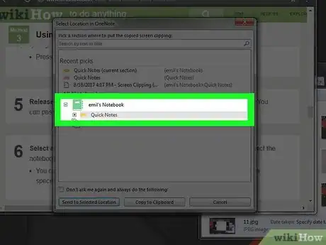 Image titled Take Screenshots with OneNote Step 20
