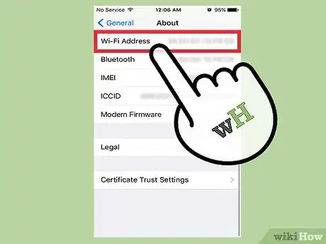 Image titled Find a Mac Address on an iPhone Step 4