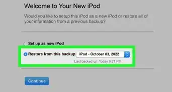 Reset an iPod