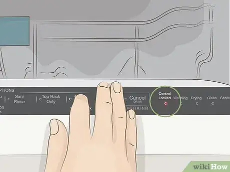 Image titled Unlock a Kitchenaid Dishwasher Step 3