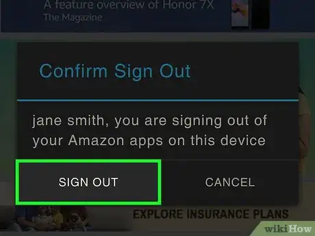 Image titled Logout of Amazon on Android Step 5