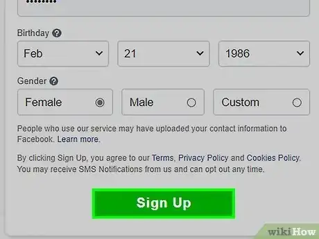 Image titled Set up a Facebook Account Step 25