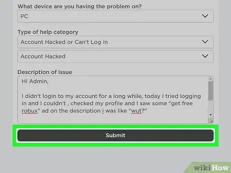 Image titled Get a Hacked Roblox Account Back Step 18