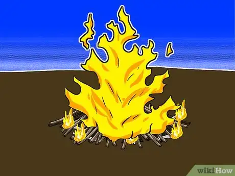 Image titled Make a Bonfire with Lighter Fluid Step 6Bullet1