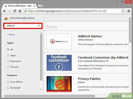 Image titled Install Adblock on Google Chrome (Ubuntu) Step 3