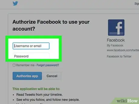 Image titled Link Facebook to Twitter Step 3