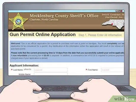 Image titled Get a Gun License in North Carolina Step 3
