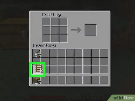 Image titled Make a Ladder in Minecraft Step 4