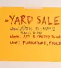 Make Yard Sale Signs