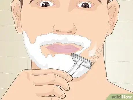 Image titled Wet Shave Step 9