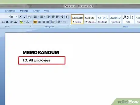 Image titled Write a Memo Step 2