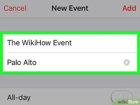 Image titled Use the iPhone's Calendar App Step 7