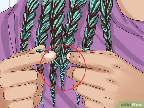 Image titled Fake Dreads Step 17