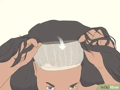 Image titled Put a Wig on if You Have Long Hair Step 14