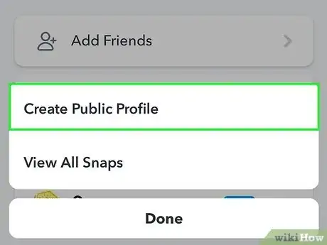 Image titled Create a Public Profile on Snapchat Step 3