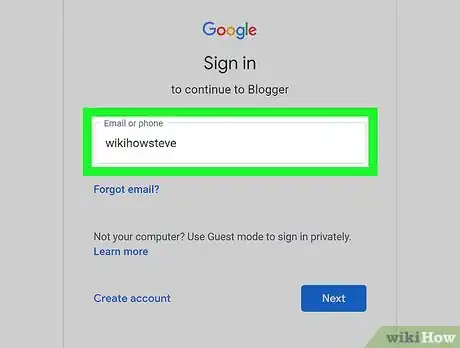 Image titled Create a Blog on Blogspot Step 3