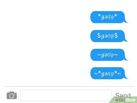 Image titled Gasp in Text Step 1