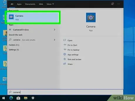 Image titled Activate the Camera in Windows 10 Step 2