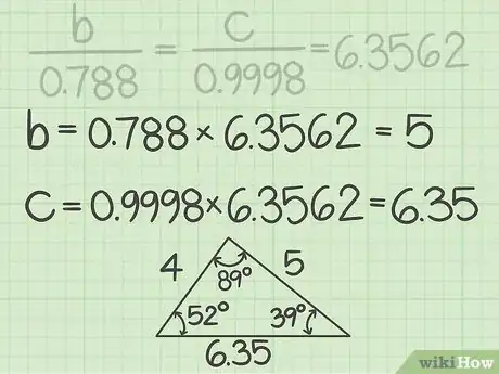 Image titled Use the Laws of Sines and Cosines Step 8