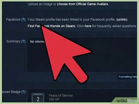 Image titled Link Steam to Facebook Step 6