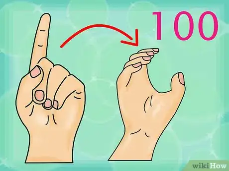 Image titled Count to 100 in American Sign Language Step 12