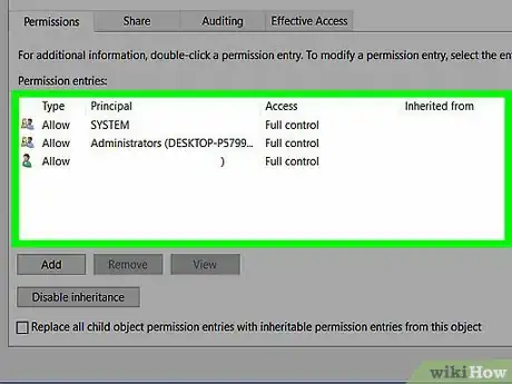 Image titled Change File Permissions to Bypass TrustedInstaller Step 4