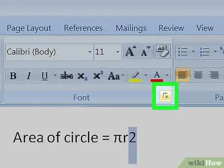 Image titled Add Exponents to Microsoft Word Step 6