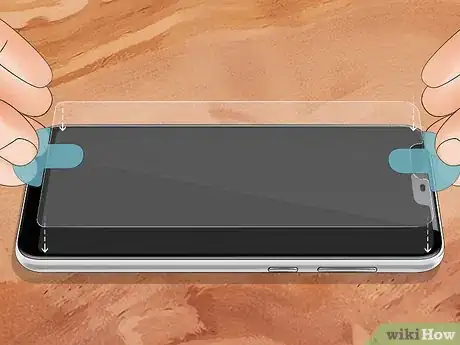 Image titled Get Air Bubbles Out of a Glass Screen Protector Step 4