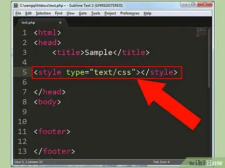 Image titled Use HTML and CSS Step 2