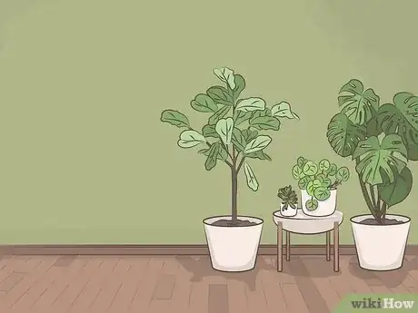 Image titled Decorate a Living Room with Green Walls Step 10