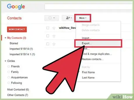 Image titled Add Contacts to Gmail Using a CSV File Step 1