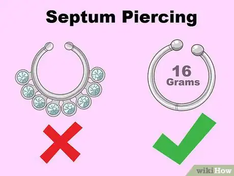 Image titled Hide a Septum Piercing Step 1