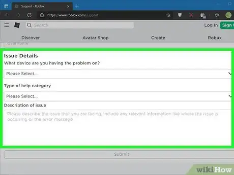 Image titled Report a Bug on Roblox Step 6