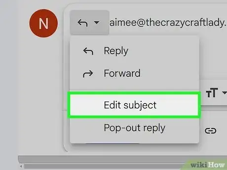 Image titled Change the Subject Line in Gmail Step 10