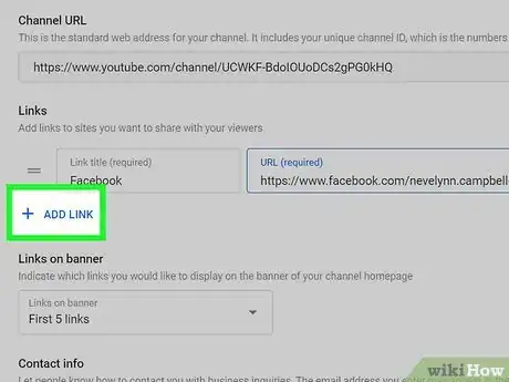 Image titled Add Links on Your YouTube Channel Art Step 9