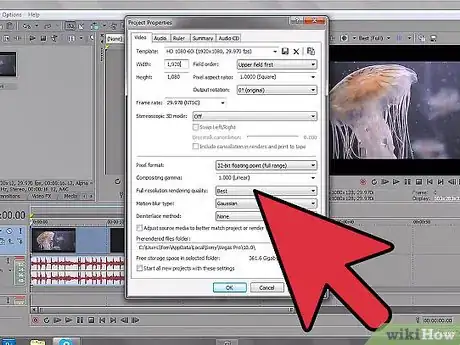Image titled Render a Video in HD With Sony Vegas Step 6